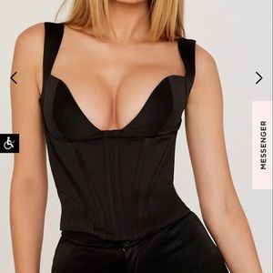 SOLD HOUSE OF CB Black Corset